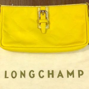 Bright Yellow Longchamp clutch